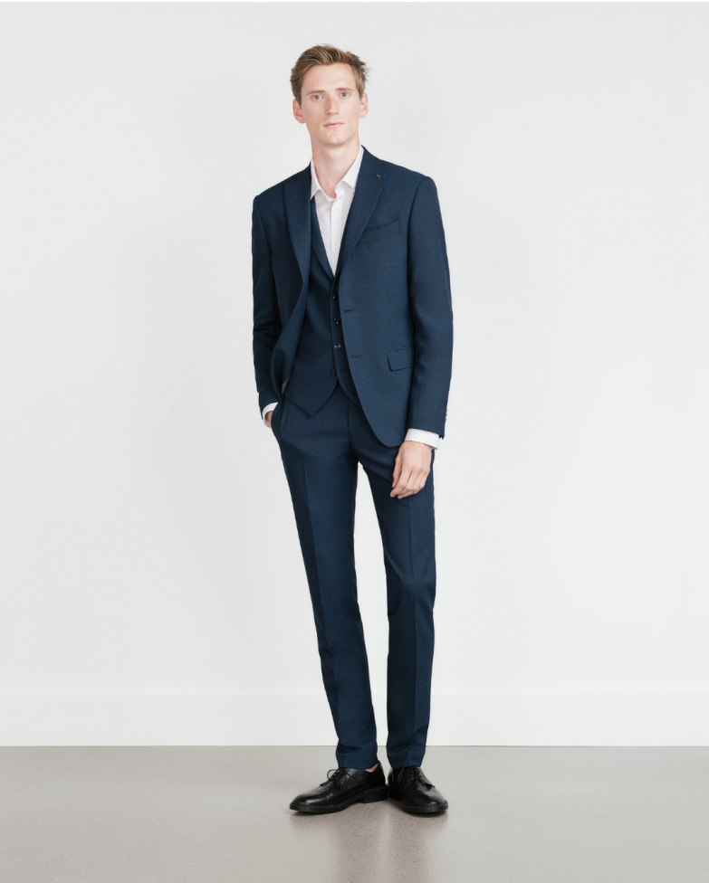 Blue Dyed Suit - SUIT ADDICT