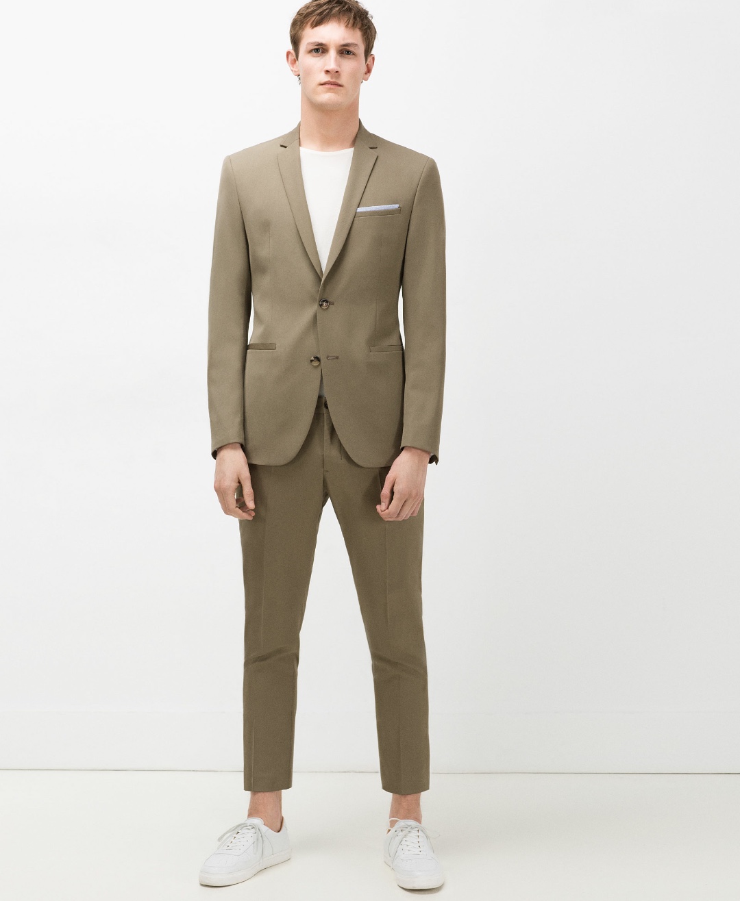 Khaki Blazer - SUIT ADDICT